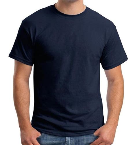 plain navy blue shirt